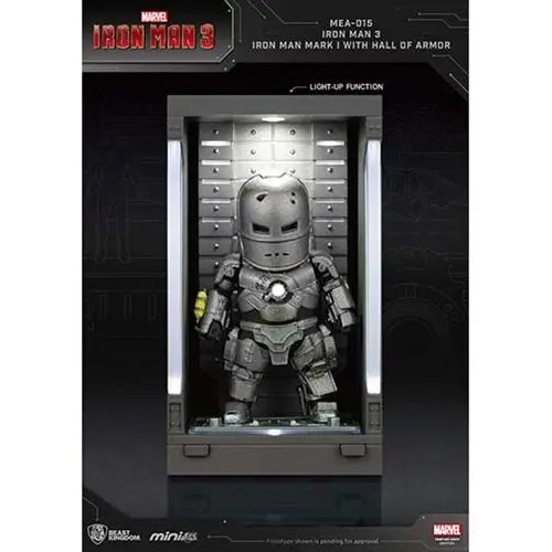 Beast Kingdom - Marvel Iron Man 3 Mk I With Hall Of Armor Display (Mea-015) Previews Exclusive Last One! 1