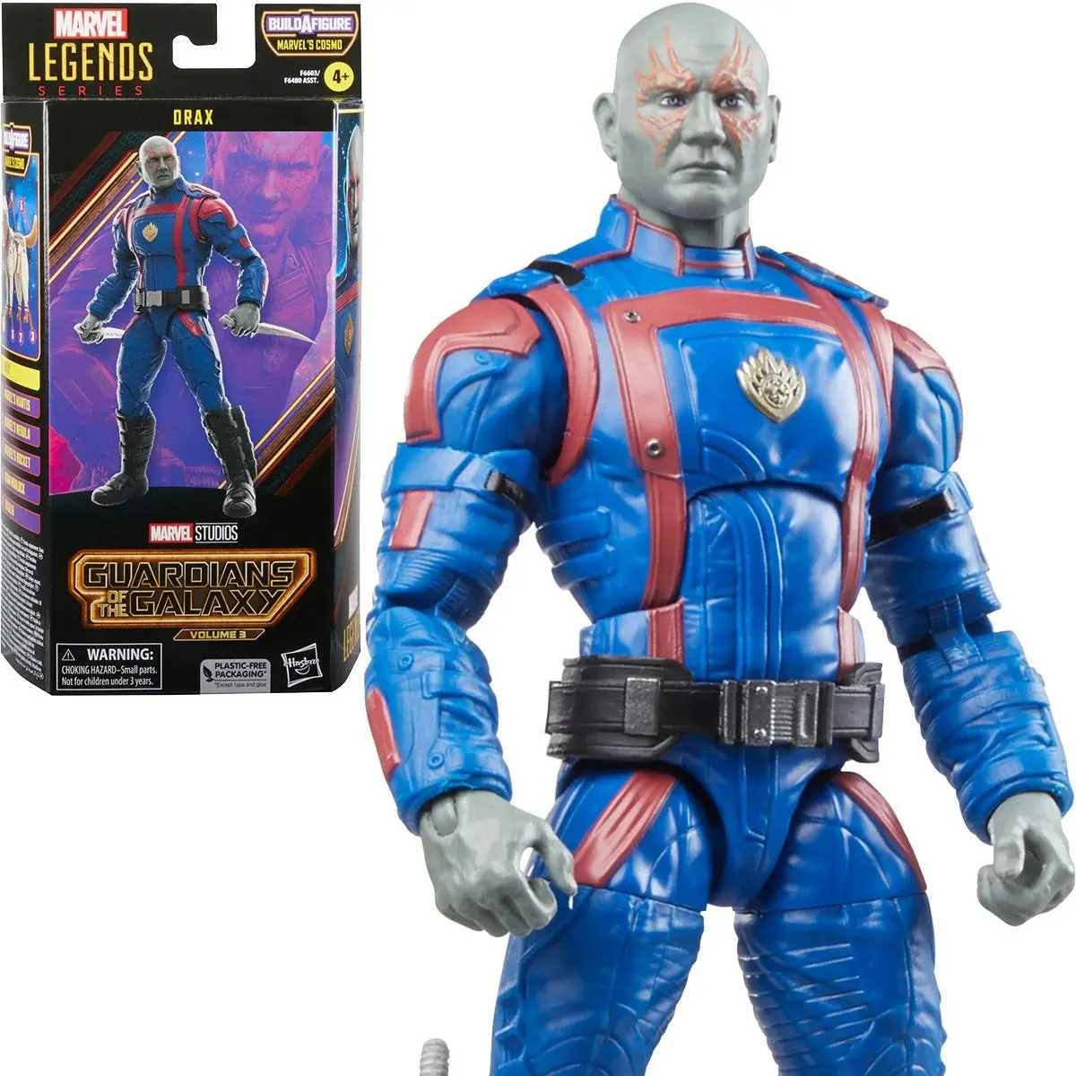 Marvel Legends - Guardians Of The Galaxy 3 (Cosmo Baf) Drax Action Figure (F6603) 1