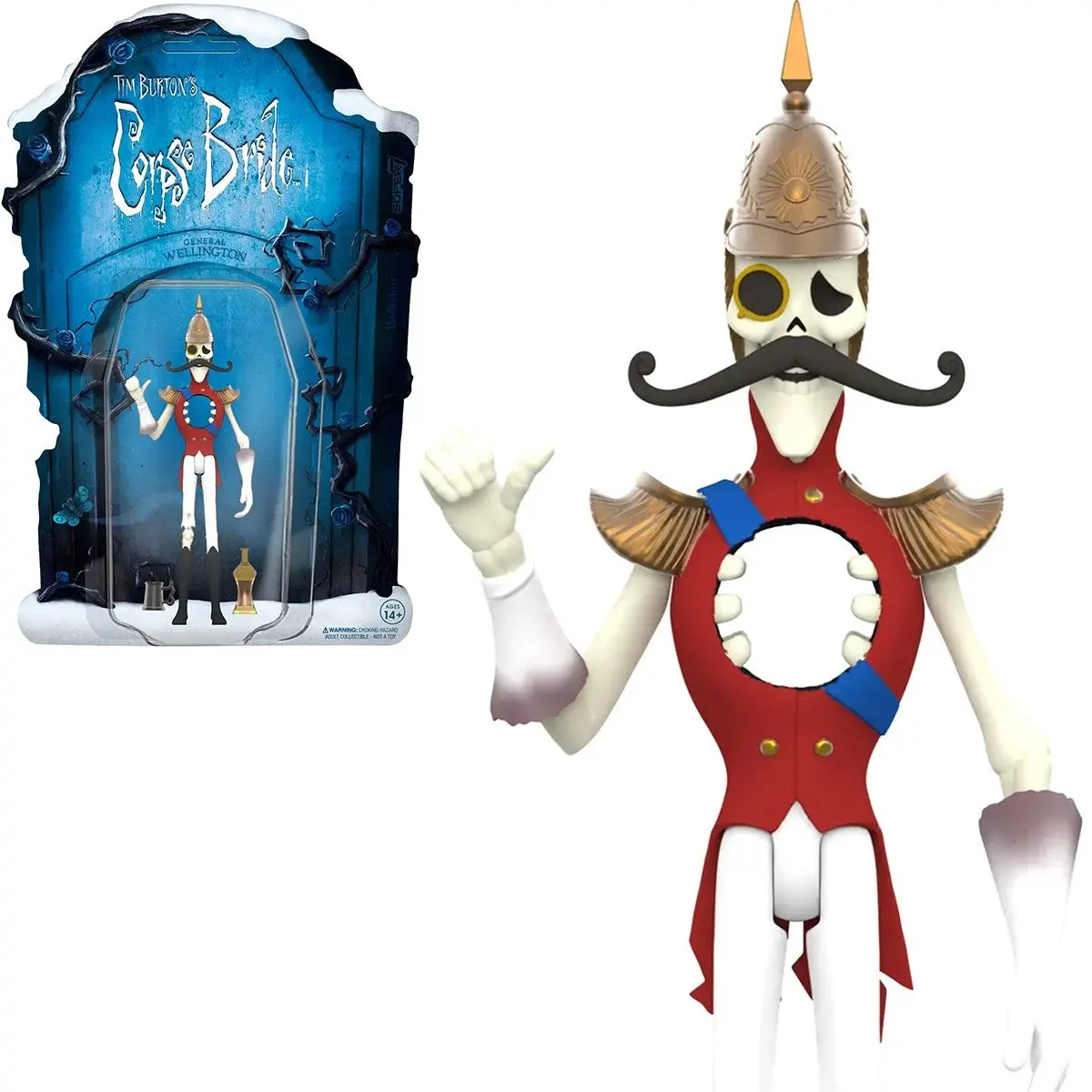 Super7 Reaction Figures - Corpse Bride - General Wellington Action Figure (82104) 1