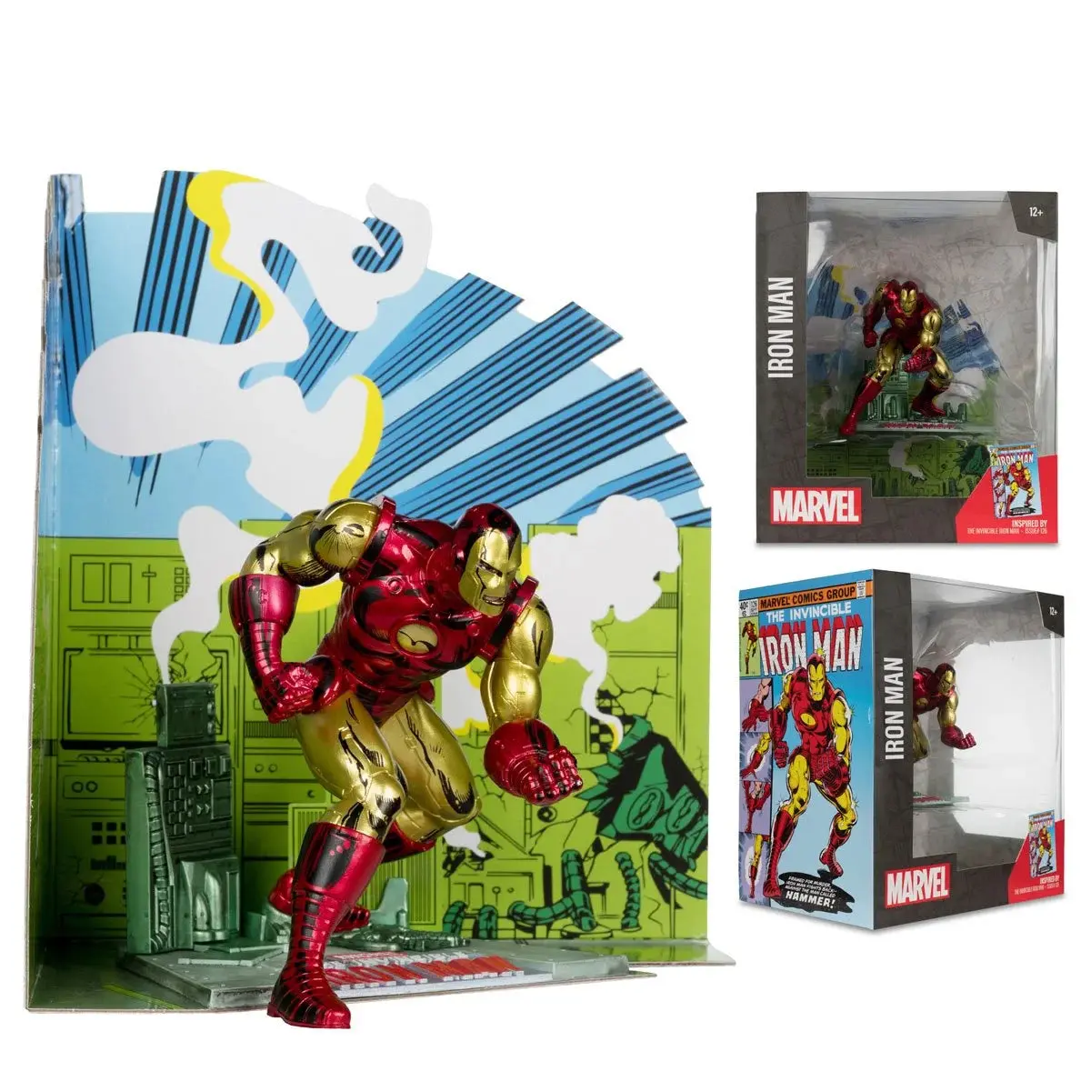 Marvel Collection - Ironman (The Invincible Iron Man #126) Posed Figure With Scene (14767) 1