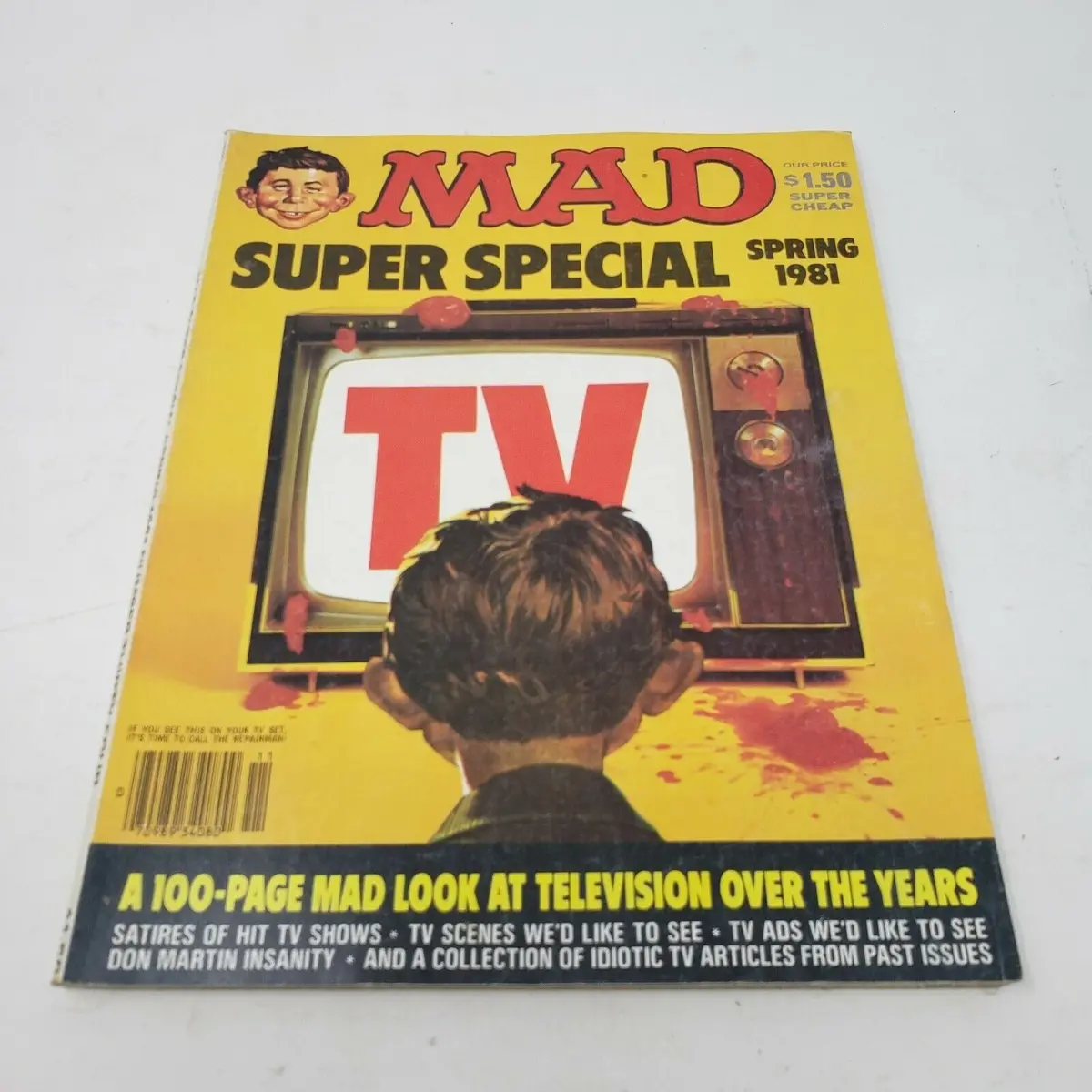 Mad Magazine Super Special Spring 1981 Vintage Tv Television Over The Years 1