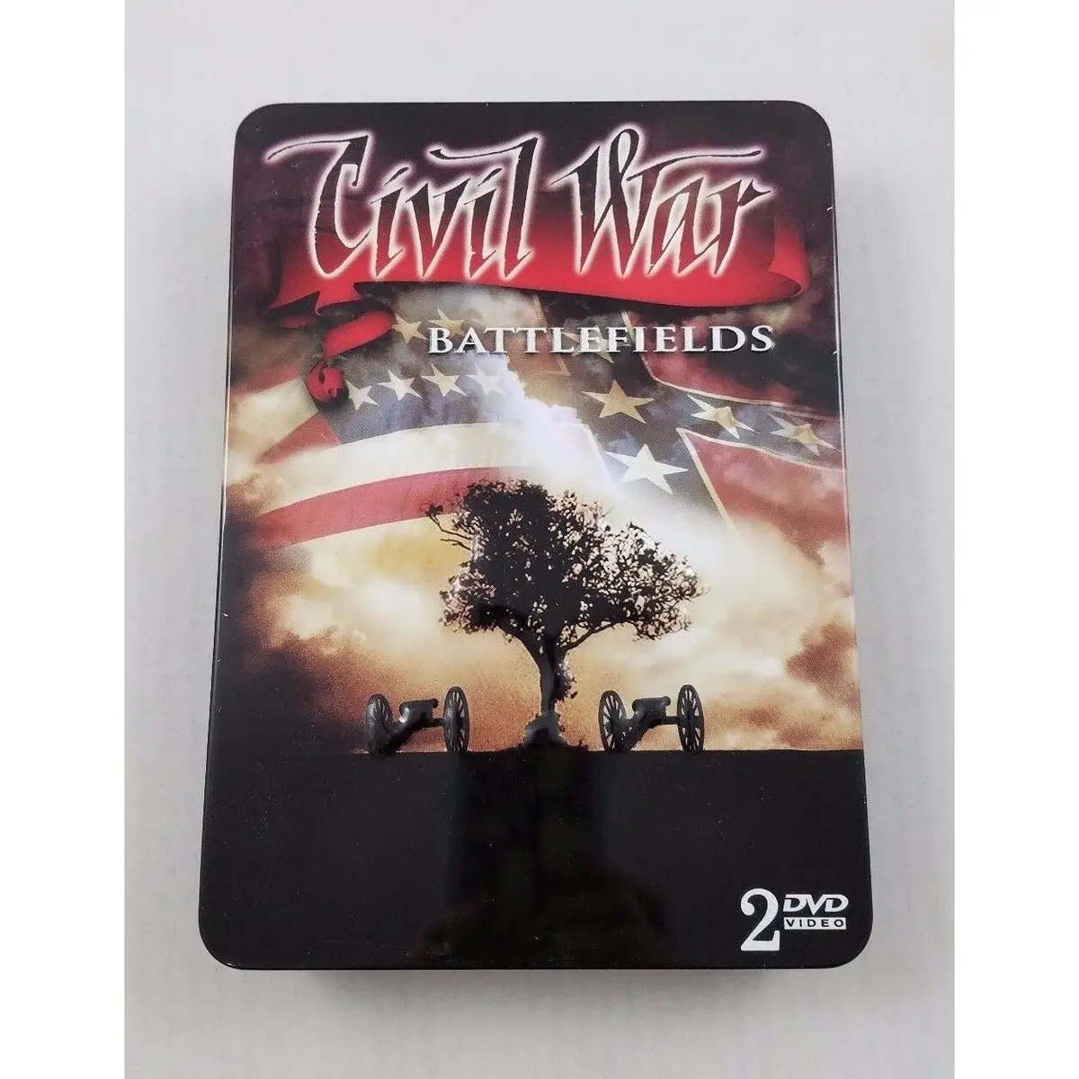 Civil War Battlefields 2 Dvd Box Set Gettysburg Educational Collectors Tin 1