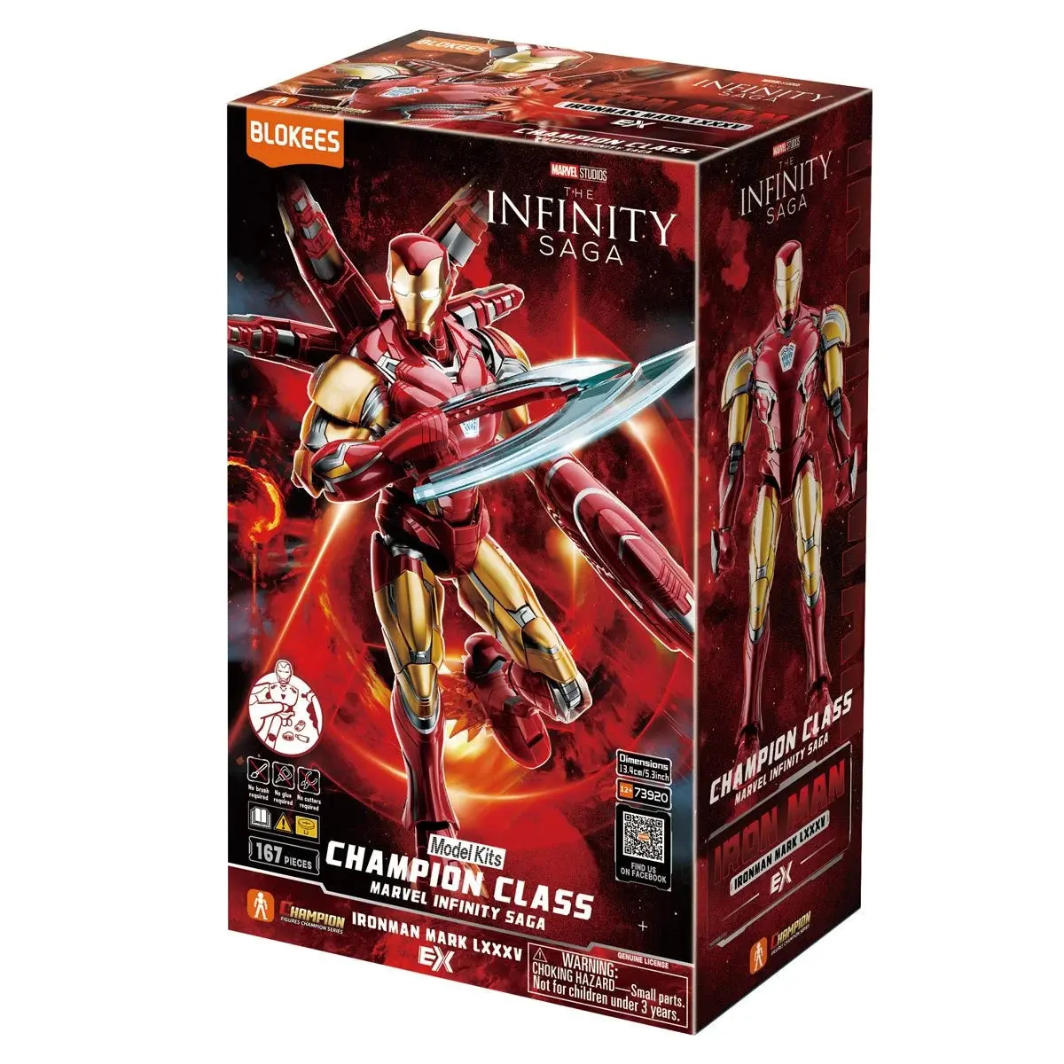 Blokees - Marvel - Infinity Saga - Champion Class Cc01-Ex - Iron Man Mk85 Model Kit (73920/53061) 1