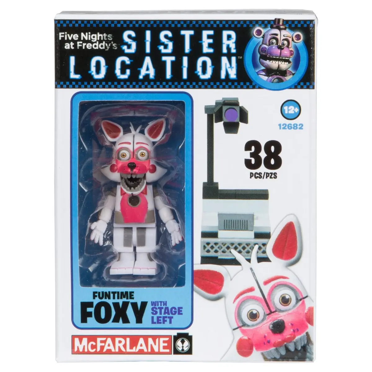 Mcfarlane Toys - Five Nights At Freddy'S - Funtime Foxy With Stage Left Building Toy (12682) Low Stock 1