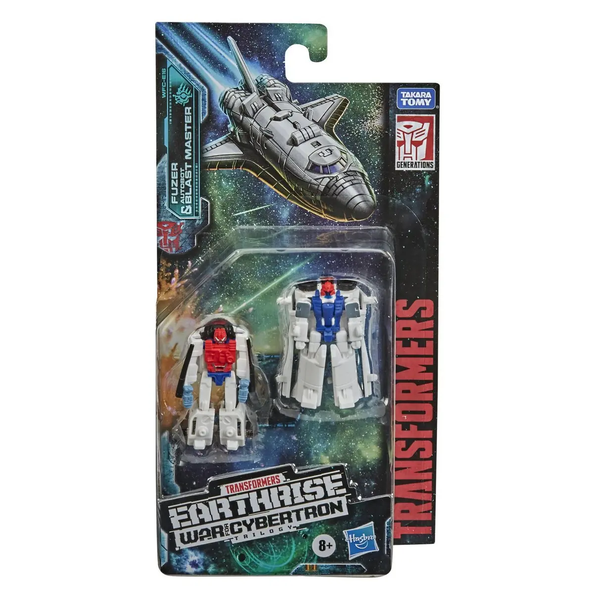 Transformers War For Cybertron Earthrise Wfc-E16 Micromaster Fuzer & Autobot Blast Master Figures E7153 1