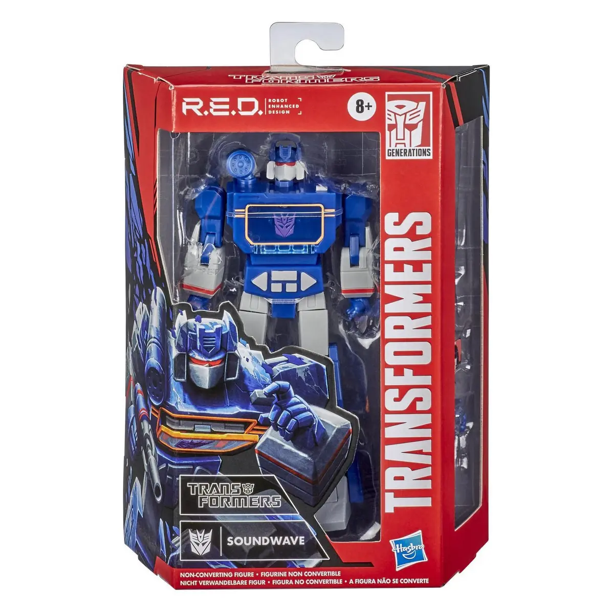 Transformers - R.E.D. [Robot Enhanced Design] - Soundwave Action Figure (E7838) Low Stock 2