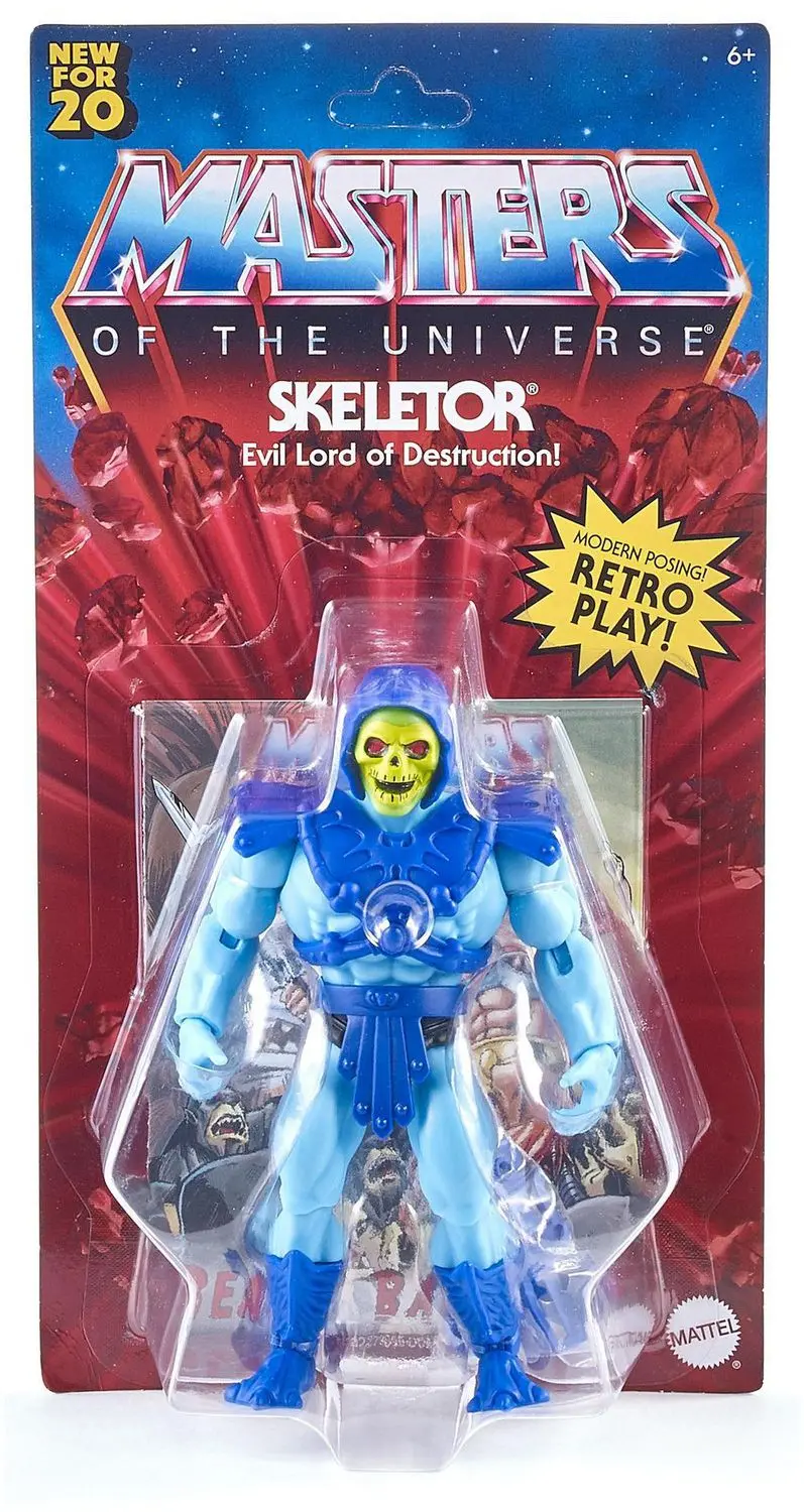Motu Masters Of The Universe: Origins - Skeletor (Mouth Open) Evil Lord Of Destruction! Action Figure (Gnn88) 1