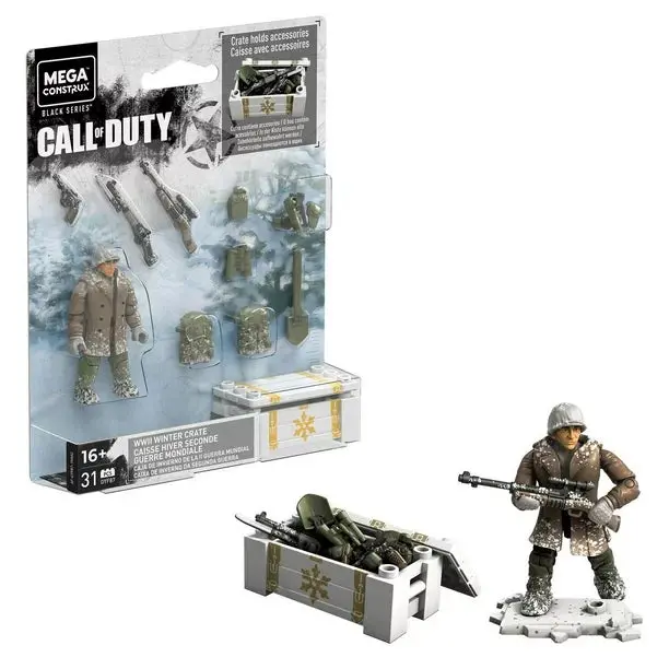 Mega Contrux - Call Of Duty Black Series - Wwii Winter Crate Building Toy (Gyf87) 1