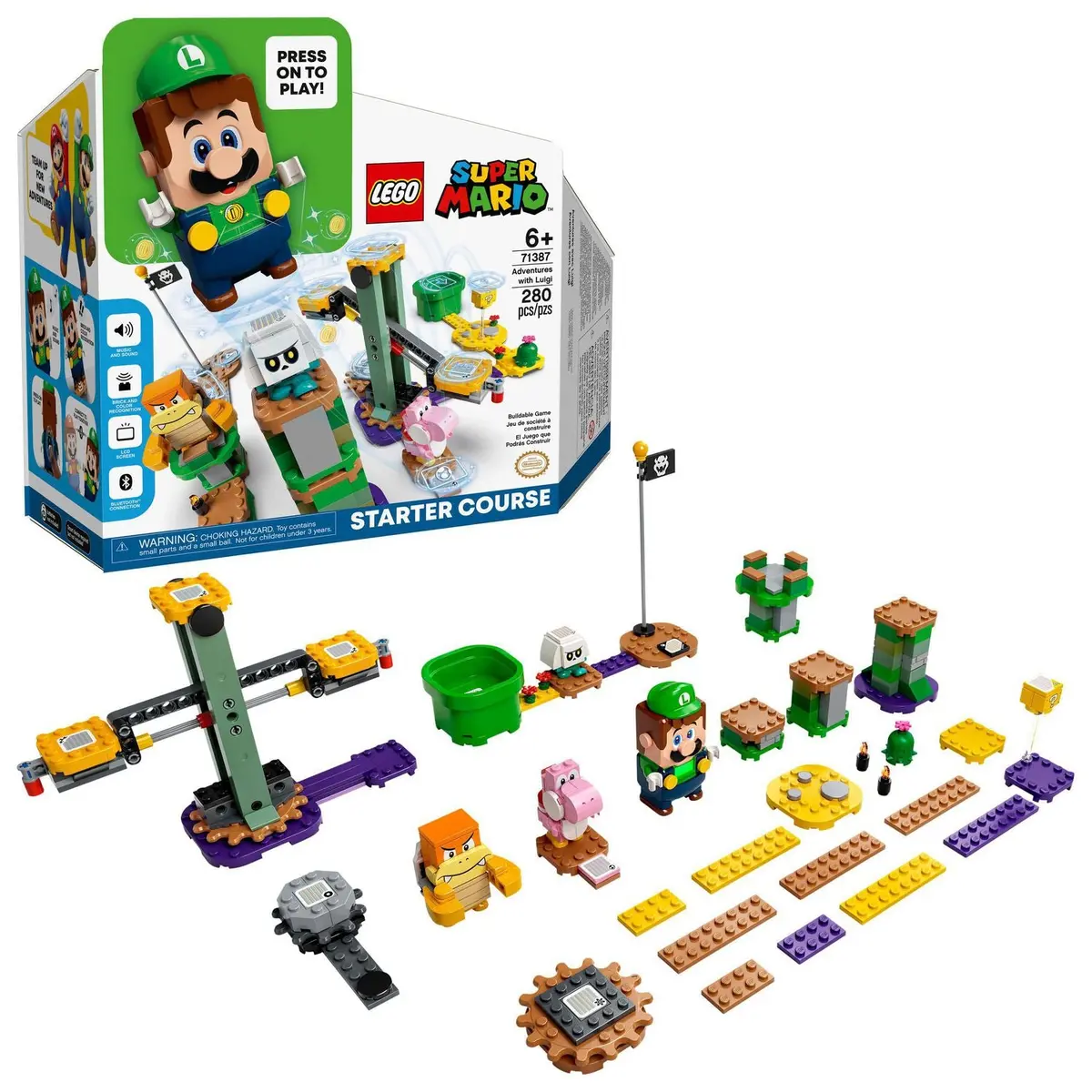 Lego Super Mario - Adventures With Luigi Starter Course (71387) Buildable Game Low Stock 1
