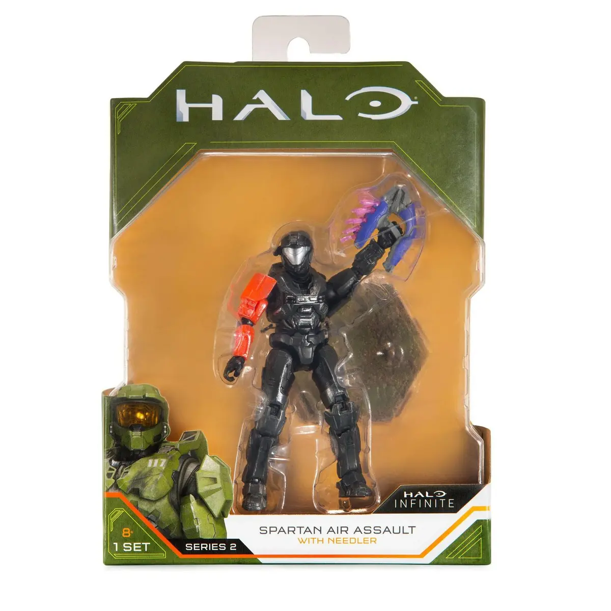 Halo Infinite - Series 2 - Spartan Air Assault (With Needler) Action Figure (Hlw0049) Low Stock 1
