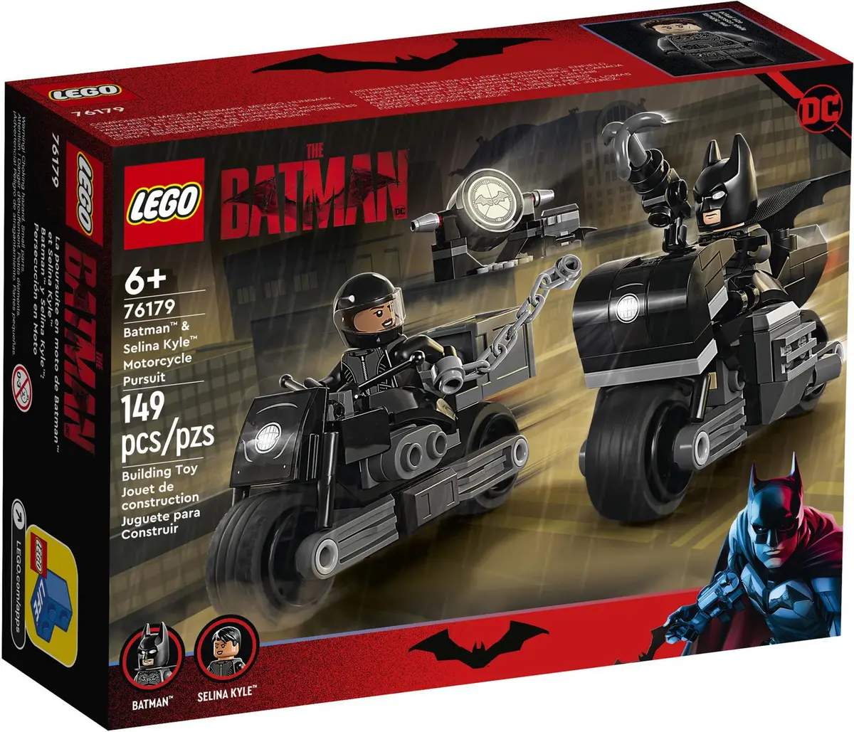 Lego The Batman (2022) Batman & Selina Kyle Motorcycle Pursuit (76179) Building Toy Last One! 1