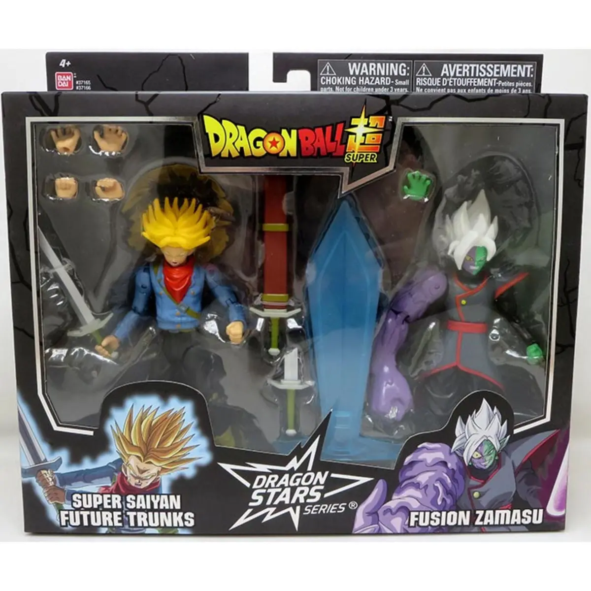 Dragon Ball Super: Dragon Stars - Super Saiyan Future Trunks Vs Fusion Zamasu 2-Pack Figures (37166) 1