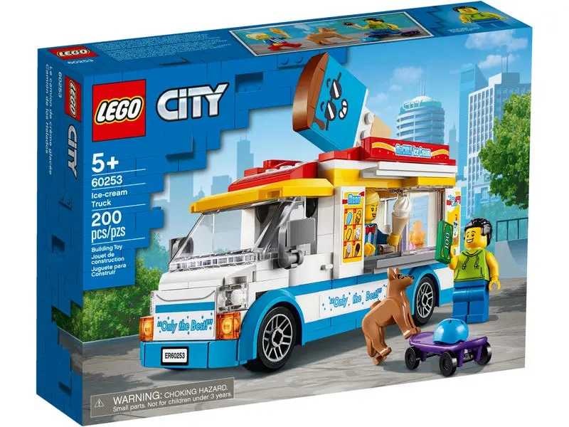 Lego City - Ice-Cream Truck (60253) Retired Building Toy Low Stock 1