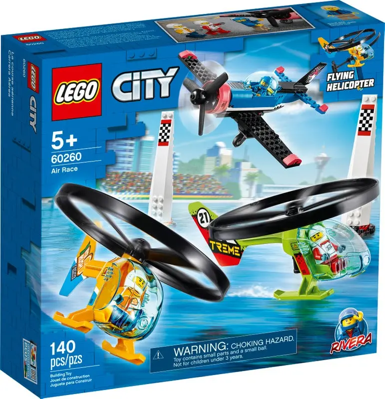 Lego City (60260) Air Race Flying Helicopter Building Toy Last One! 1