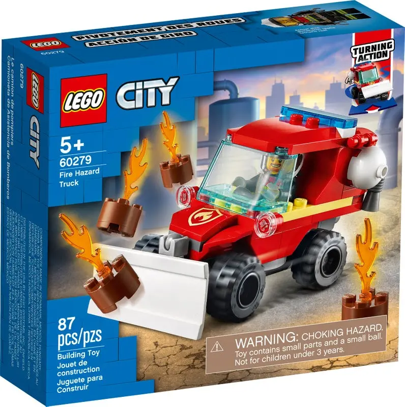 Lego City - Fire Hazard Truck (60279) Retired Building Toy Low Stock 1