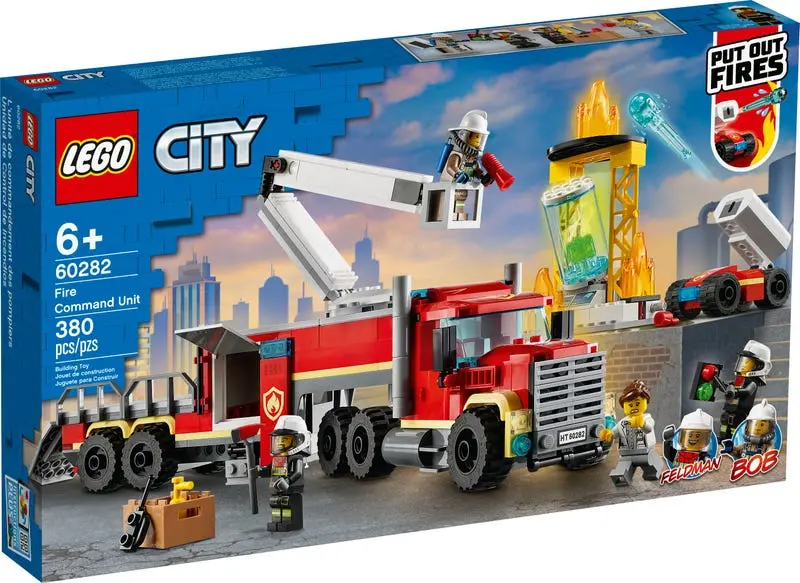 Lego City - Fire Command Unit (60282) Retired Building Toy Low Stock 1