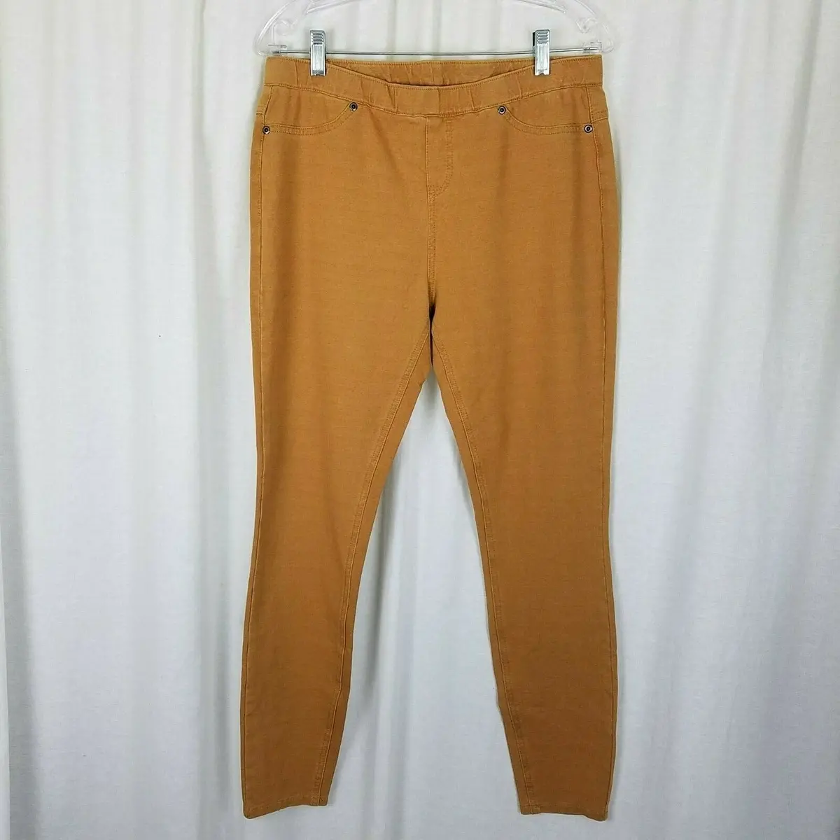 Evy's Tree Denim Skinnies Ponte Pants Skinny Jeans Jeggings Leggings Topaz L Nwt 1