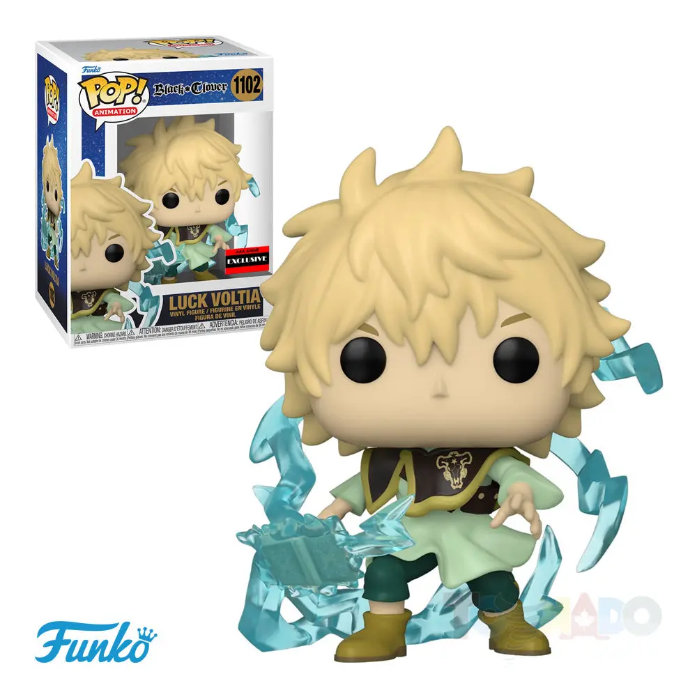 Funko Pop! Animation #1102 - Black Clover - Luck Voltia Aaa Anime Exclusive Vinyl Figure (60707) Low Stock 1