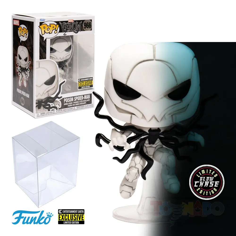 Funko Pop! Marvel #966 - Venom - Poison Spider-Man (Chase) Vinyl Figure (60709) Exclusive 1