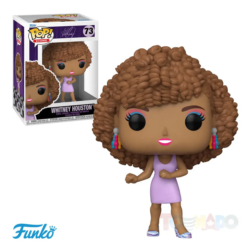 Funko Pop! Icons #73 - Whitney Houston (I Wanna Dance With Somebody) Vinyl Figure (60932) 1