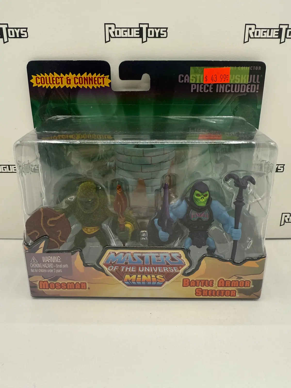Mattel Masters Of The Universe Minis Castle Grayskull C&C Series Mossman & Battle Armor Skeletor 1