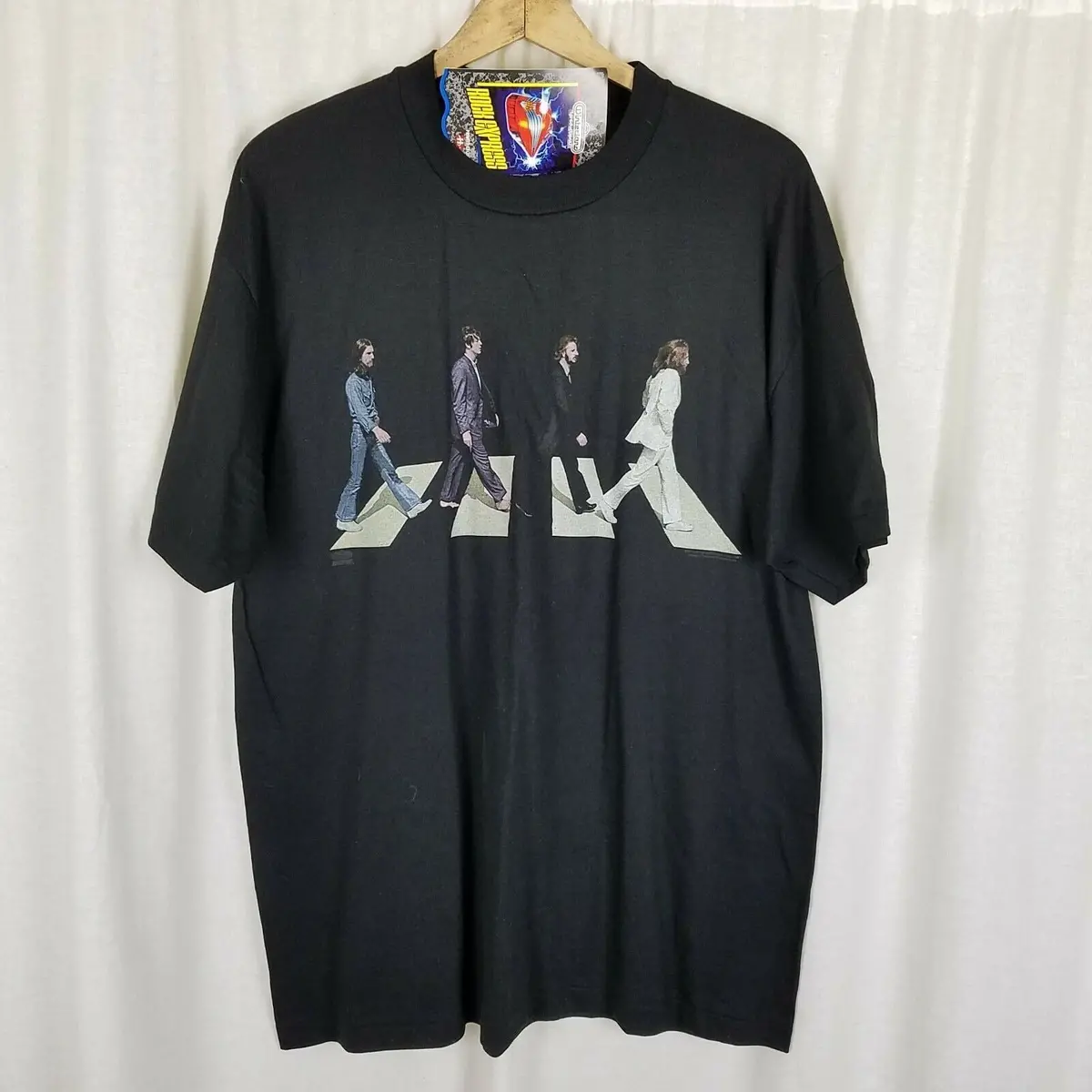 Vintage Winterland The Beatles Abbey Road Black Rock Concert Tshirt Mens Xl 90S 1