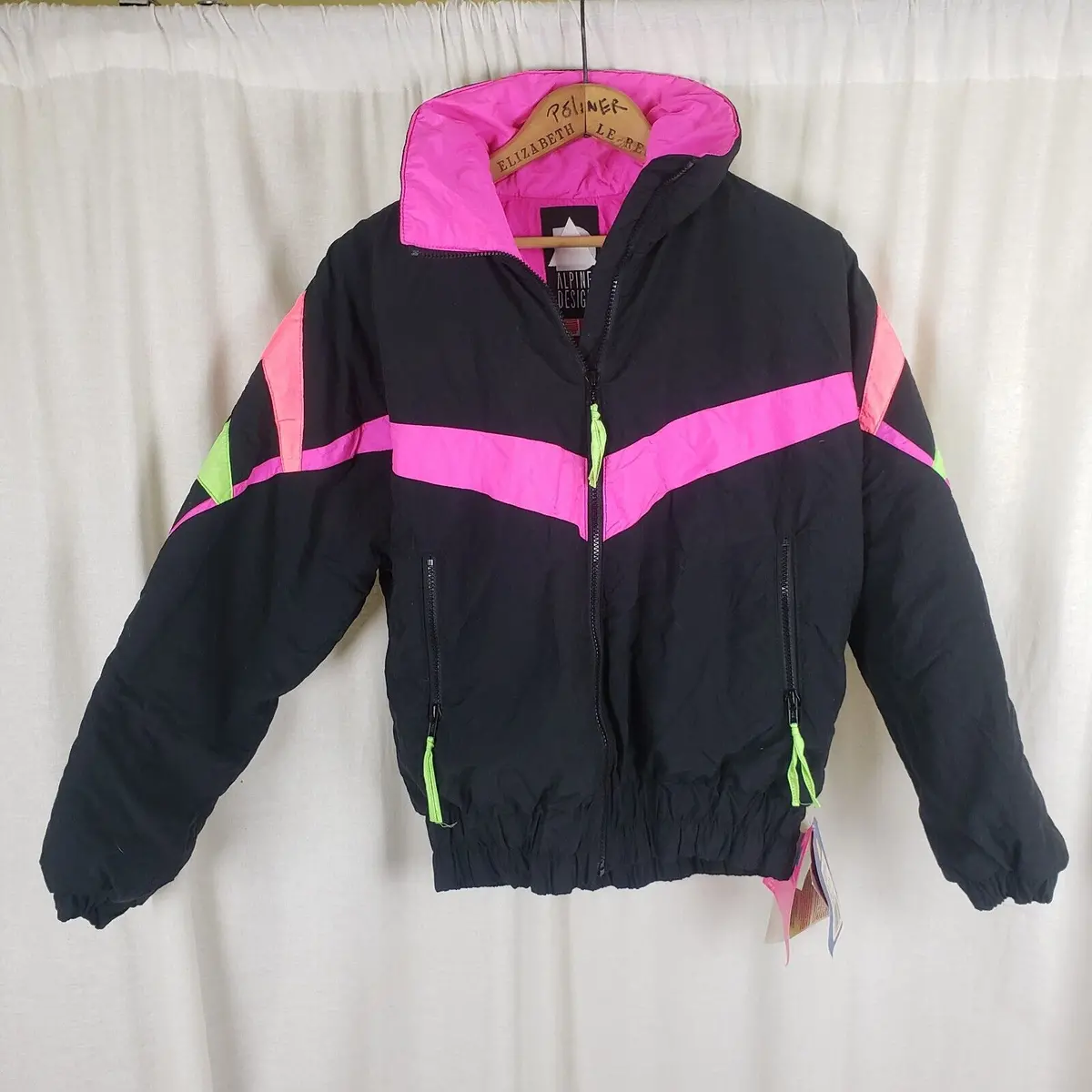 Vintage Alpine Design Down Retro 90S Puffer Parka Ski Jacket Womens 8 Deadstock 1