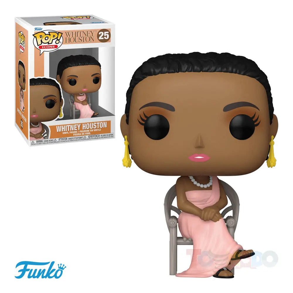 Funko Pop! Icons #25 - Whitney Houston Debut Vinyl Figure (61427) 1