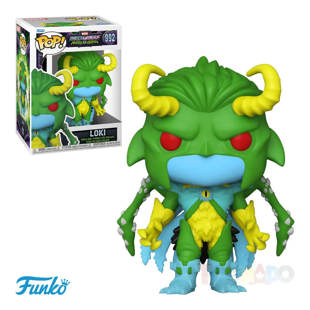 Funko Pop! Marvel #992 - Marvel Mech Strike Monster Hunters - Loki Vinyl Figure (61524) Low Stock 1