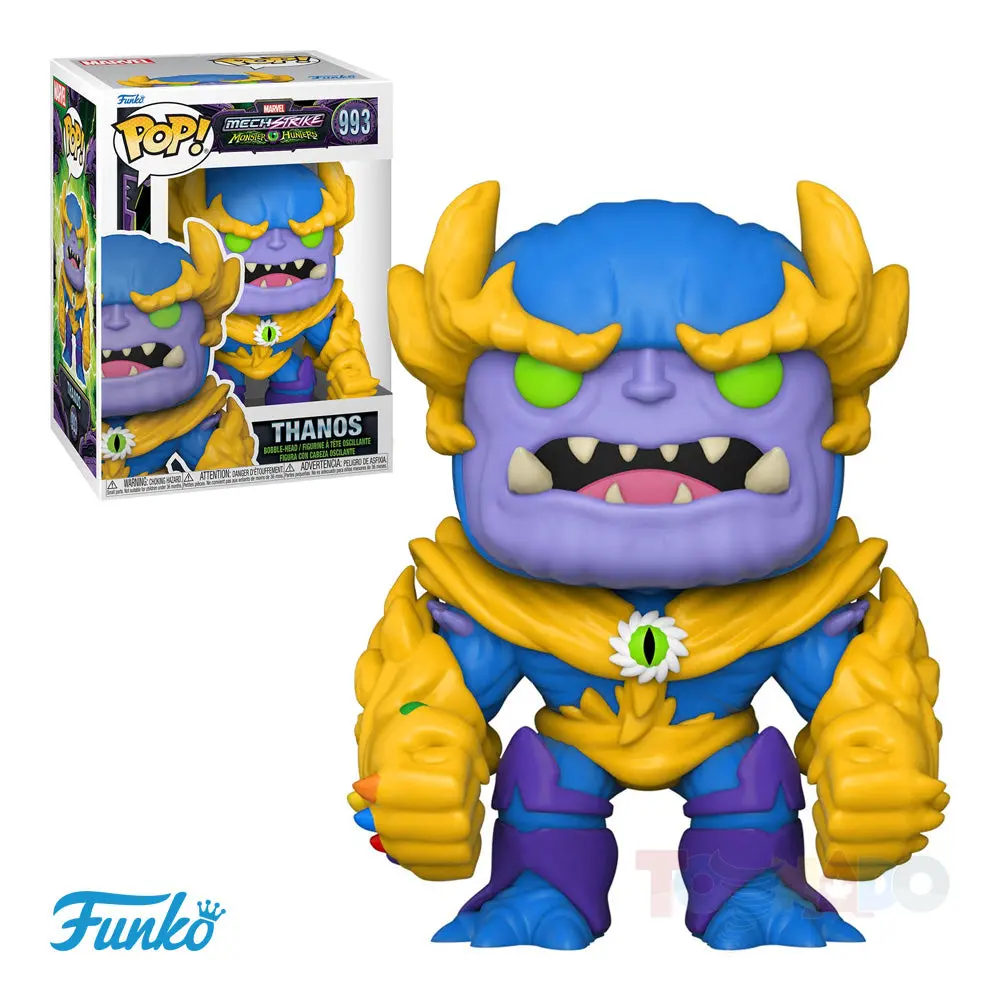Funko Pop! Marvel #993 - Marvel Mech Strike Monster Hunters - Thanos Vinyl Figure (61525) Low Stock 1