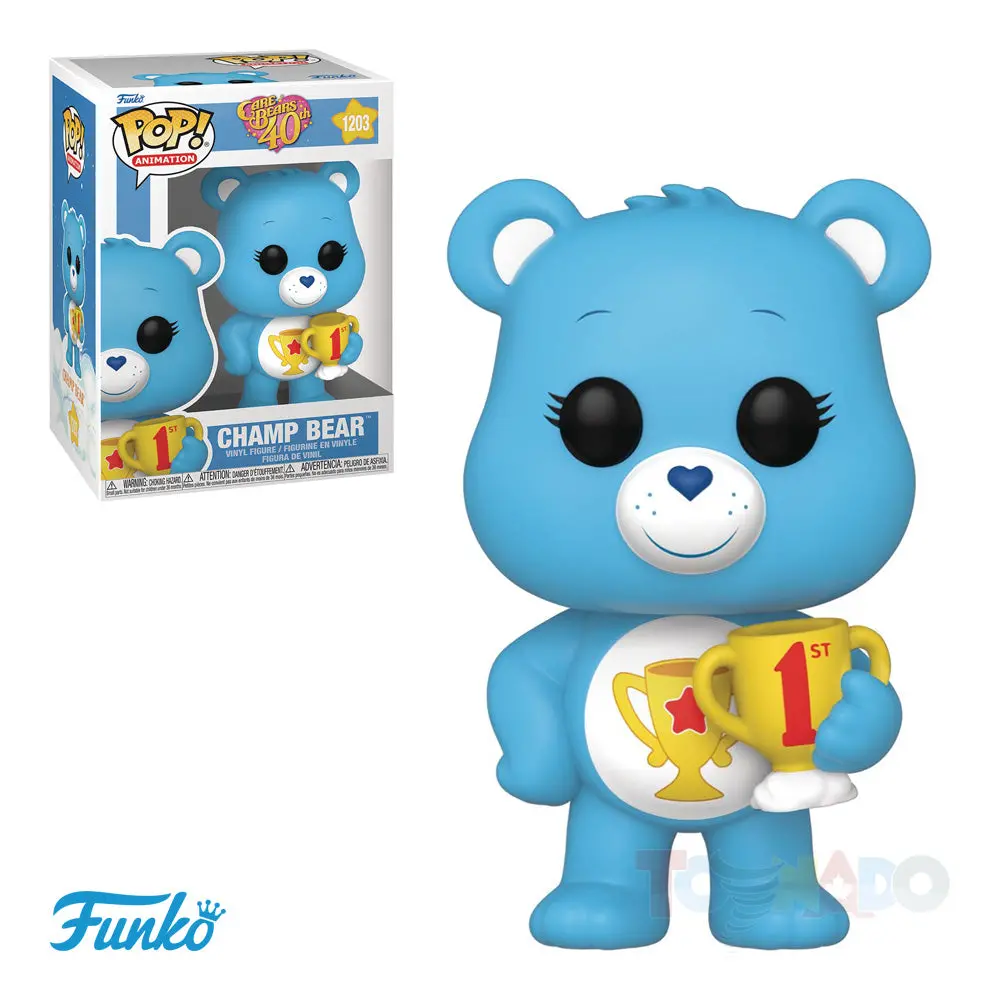 Care Bears #1203 - Care Bears 40Th - Champ Bear Vinyl Figure (61555) Last One! 1