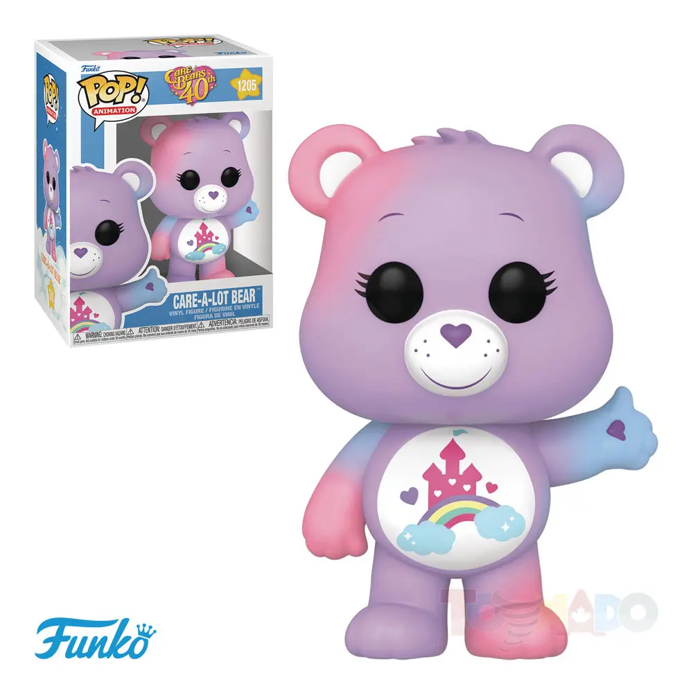 Care Bears #1204 - Care Bears 40Th - Care-A-Lot Bear Vinyl Figure (61557) Last One! 1