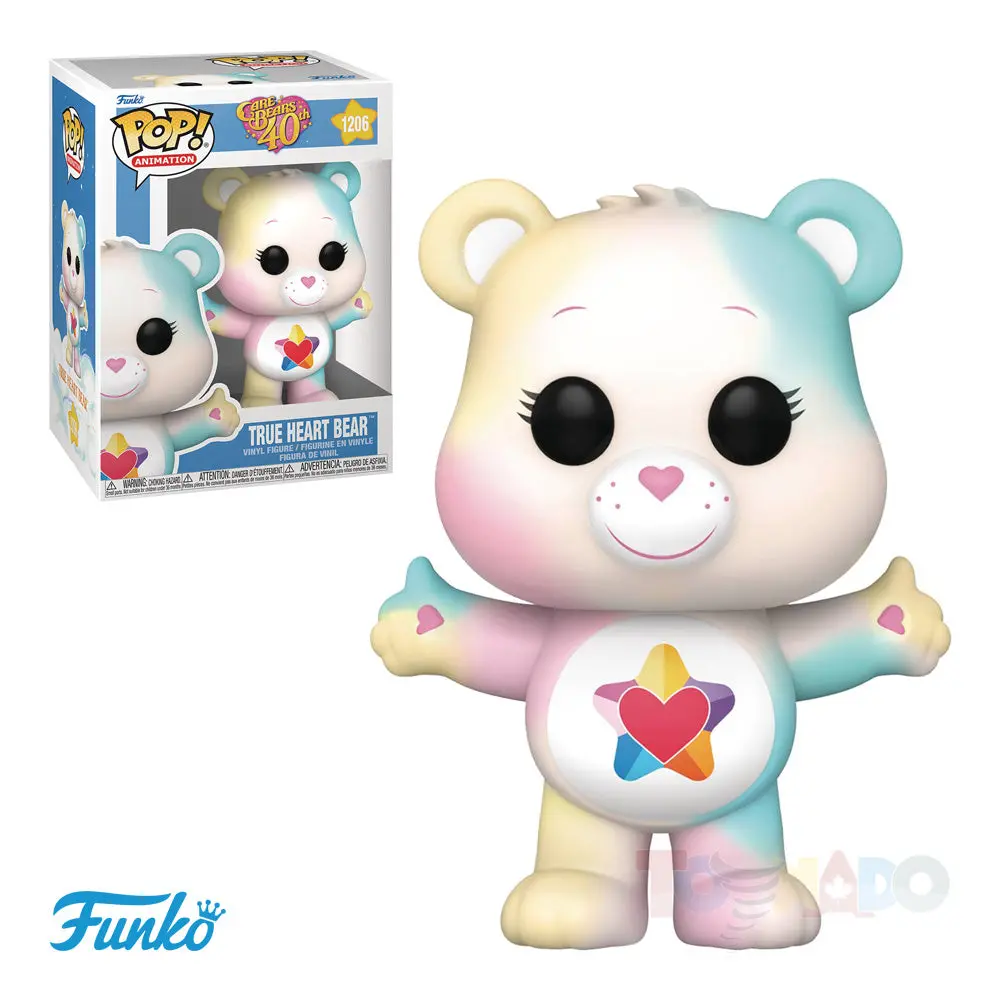 Care Bears #1206 - Care Bears 40Th - True Heart Bear Vinyl Figure (61558) Low Stock 1