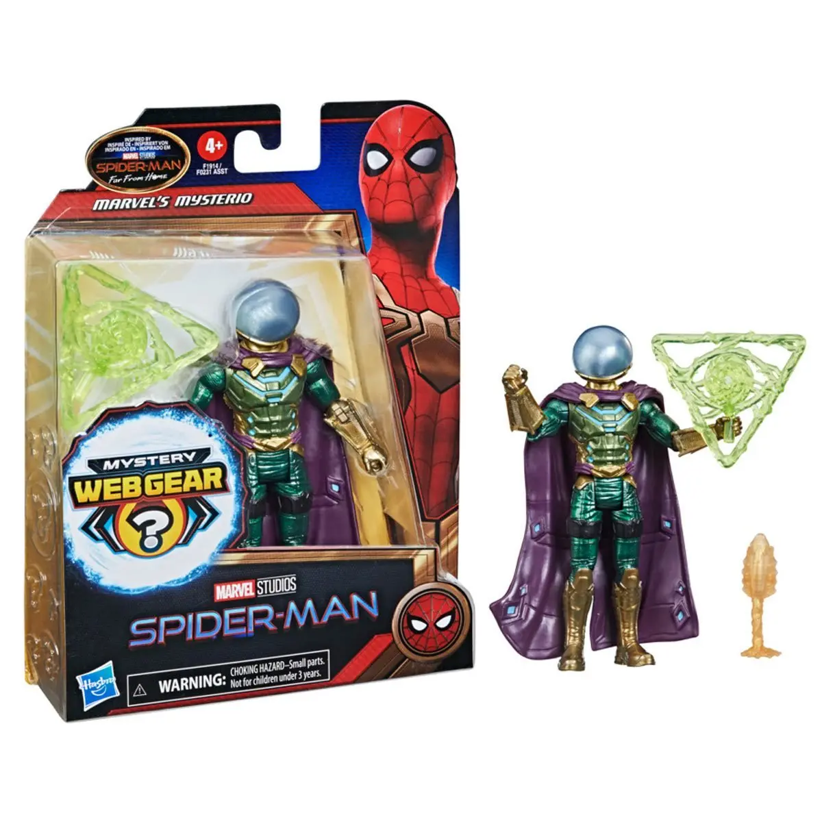 Spider-Man: No Way Home - Mystery Web Gear - Mysterio 6-Inch Action Figure (F1914) Low Stock 1