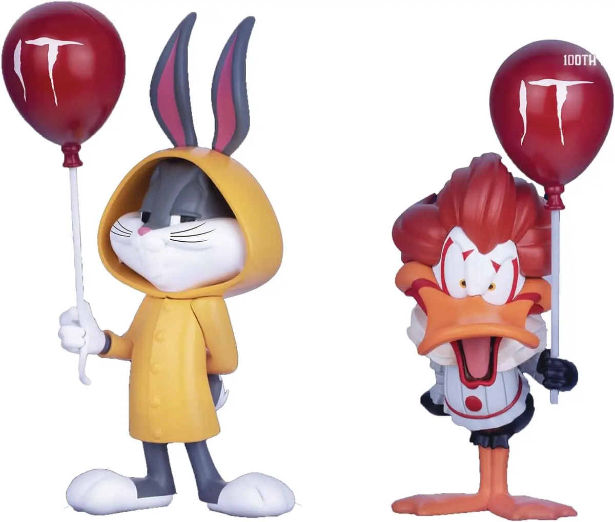 Beast Kingdom Mini Egg Attack Mea-059 Wb 100 It: Georgie Denbrough-Bugs Bunny & Pennywise-Daffy Duck Last One! 1