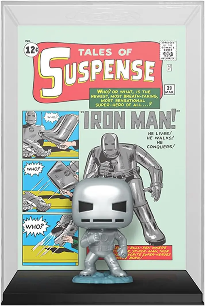 Funko Pop! Comic Covers #34 - Marvel: Tales Of Suspense #39 - Iron Man Vinyl Figure & Hardcase 72504 2