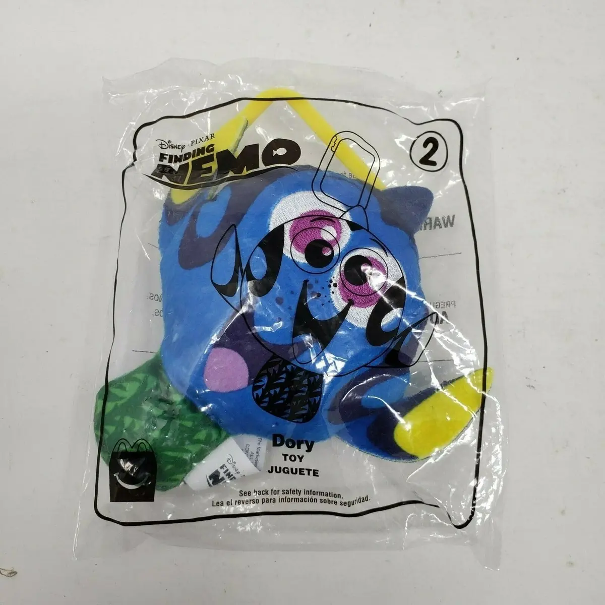2020 Mcdonald’S Happy Meal Disney Pixar Finding Nemo Dory #2 Plush Key Toy Fish 1