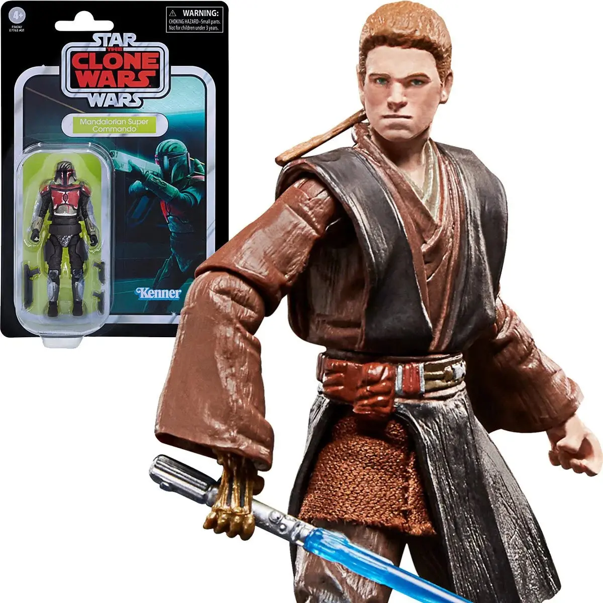 Star Wars Vintage Collection - Attack Of The Clones: Anakin Skywalker (Padawan) Action Figure F5633 Low Stock 1