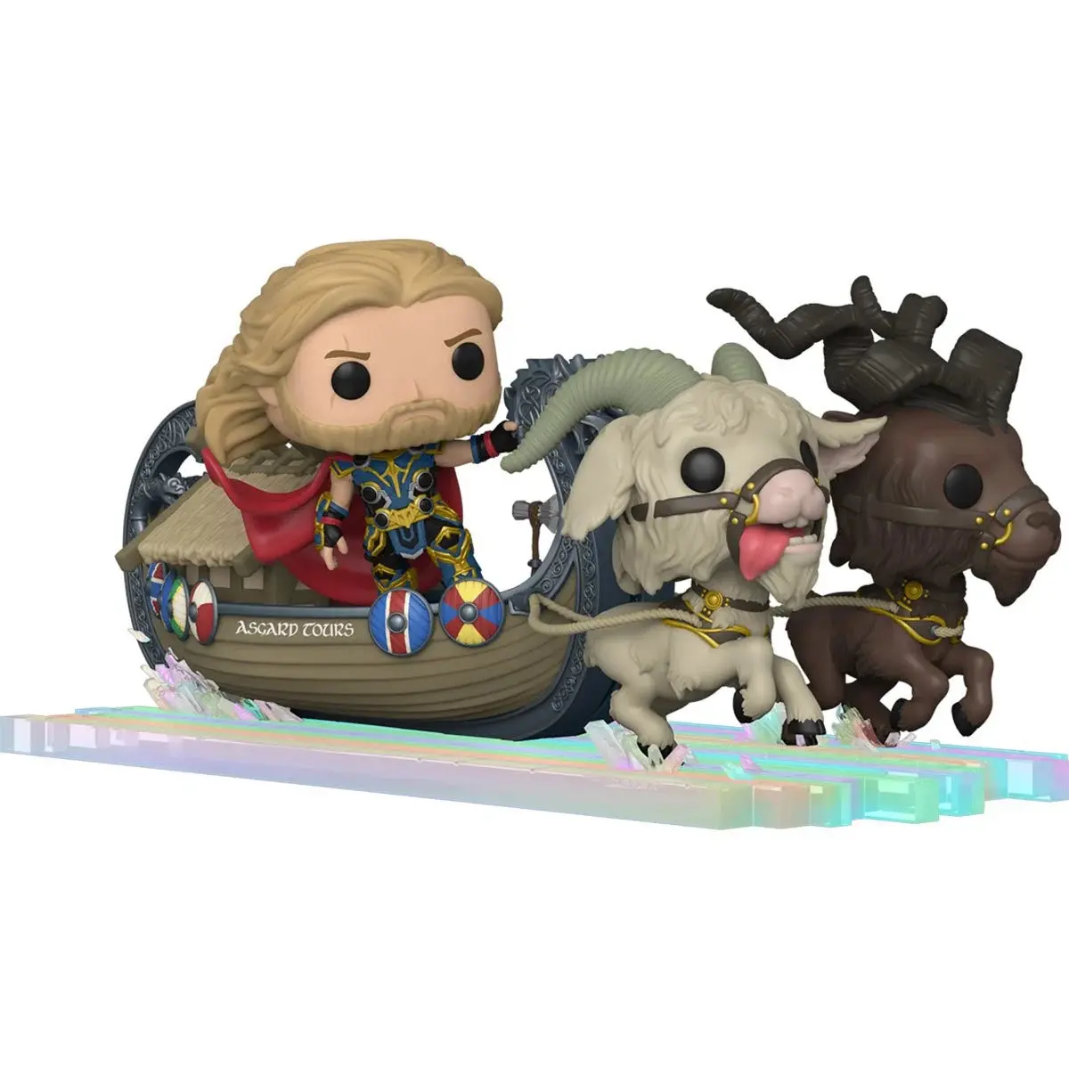Funko Pop! Rides - Thor: Love And Thunder - Toothgnasher & Toothgrinder Goat Boat Super Deluxe Vinyl Figures Low Stock 1