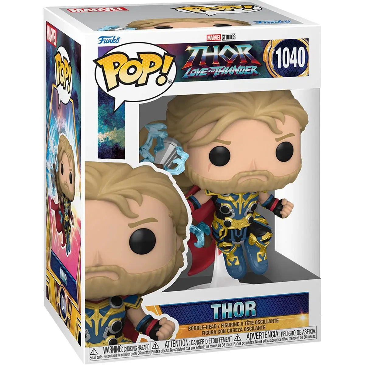Funko Pop! Marvel #1040 - Thor: Love And Thunder - Thor Vinyl Figure 62421 Low Stock 1
