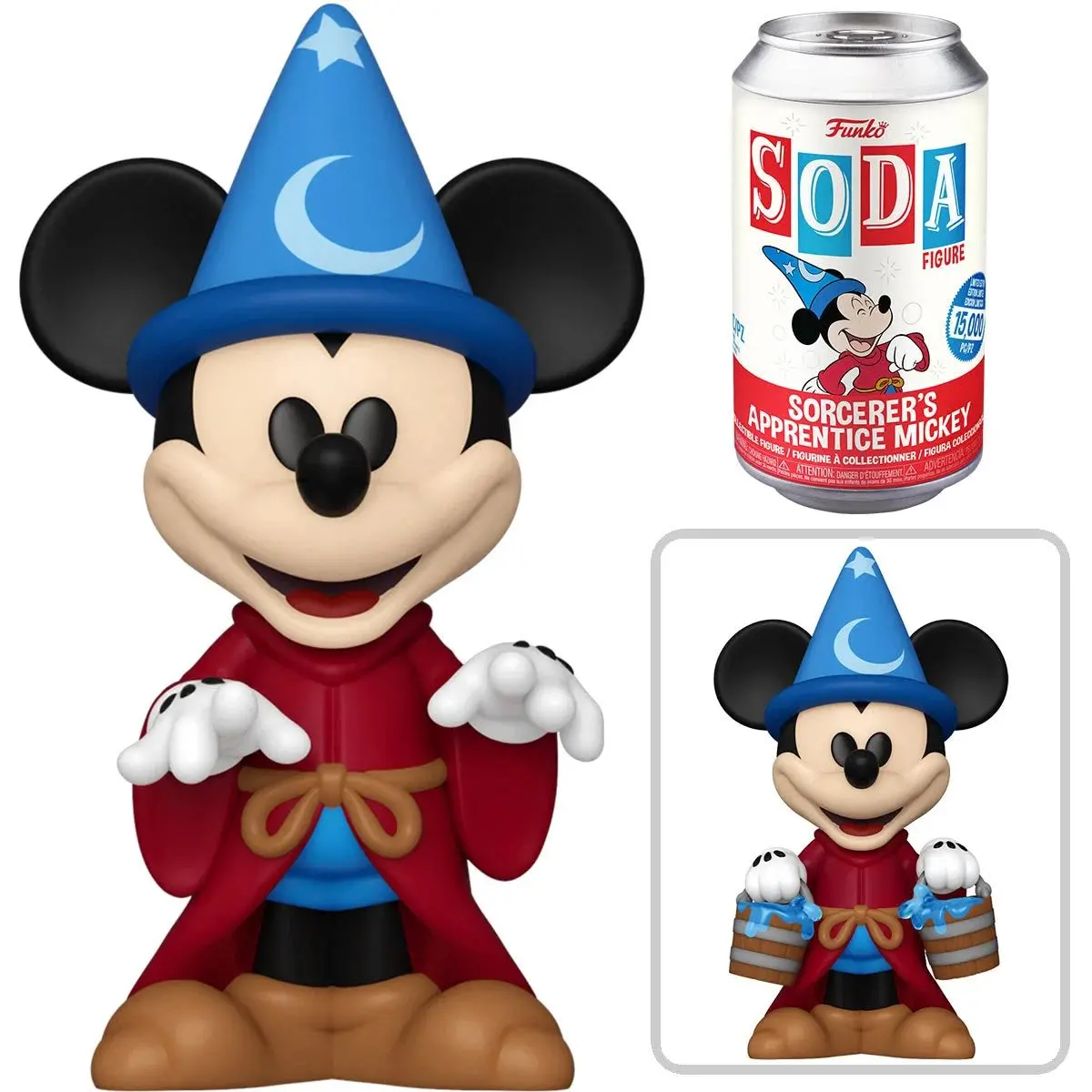 Funko Vinyl Soda - Sorcerer'S Apprentice Mickey W/Possible Chase Vinyl Figure Last One! 1