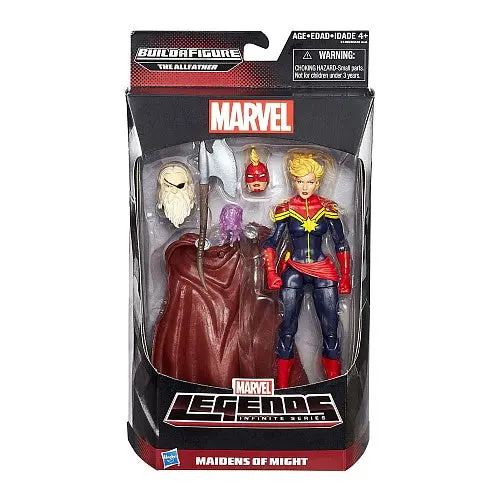 Marvel Legends - The Allfather Baf - Maidens Of Might - Captain Marvel Action Figure (B1480) Last One! 1