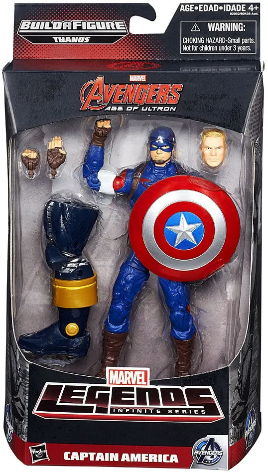 Marvel Legends Infinite - Thanos Baf - Avengers: Age Of Ultron - Captain America Action Figure (B2062) 1