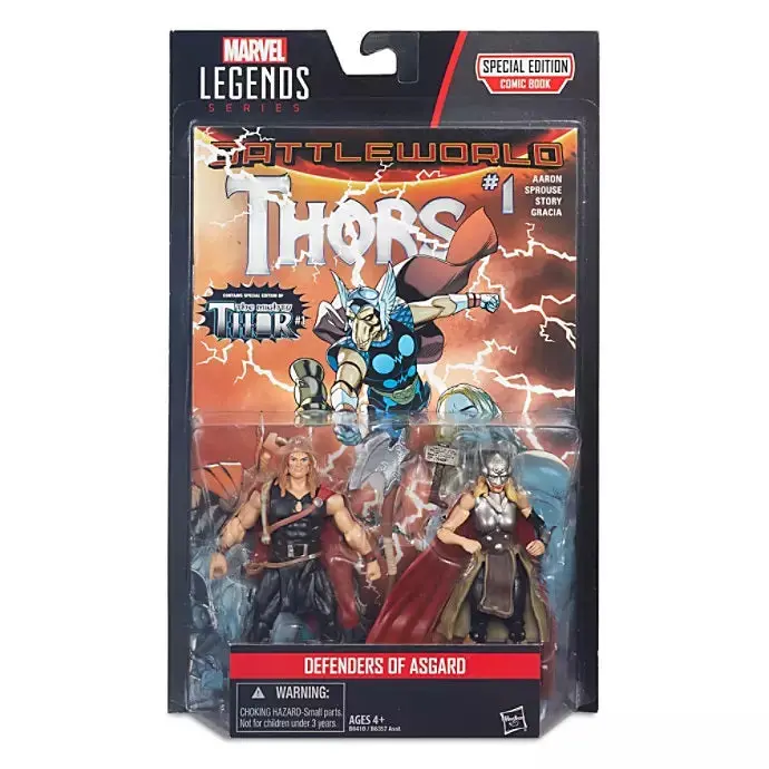 Marvel Legends Special Edition Comic Book -Battleworld - Defenders Of Asgard Action Figures (B6410) 1