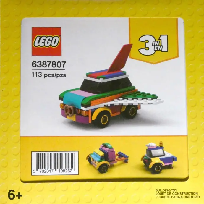 Lego Promotional - Rebuildable Flying Car 3-In-1 Building Toy (6387807) Low Stock 1