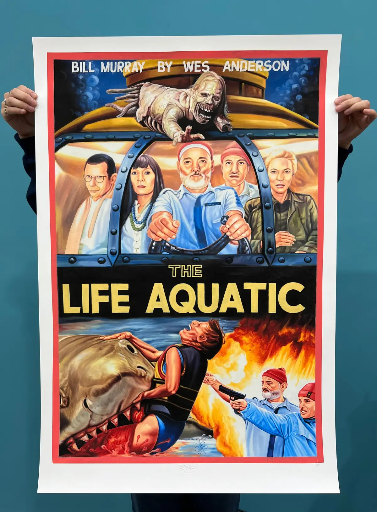 The Life Aquatic - Limited Edition Archival Giclée Print From Static Medium By C.A. Wisely 1