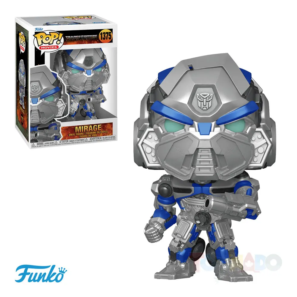 Funko Pop! Movies #1375 - Transformers: Rise Of The Beasts - Mirage Vinyl Figure (63956) 1