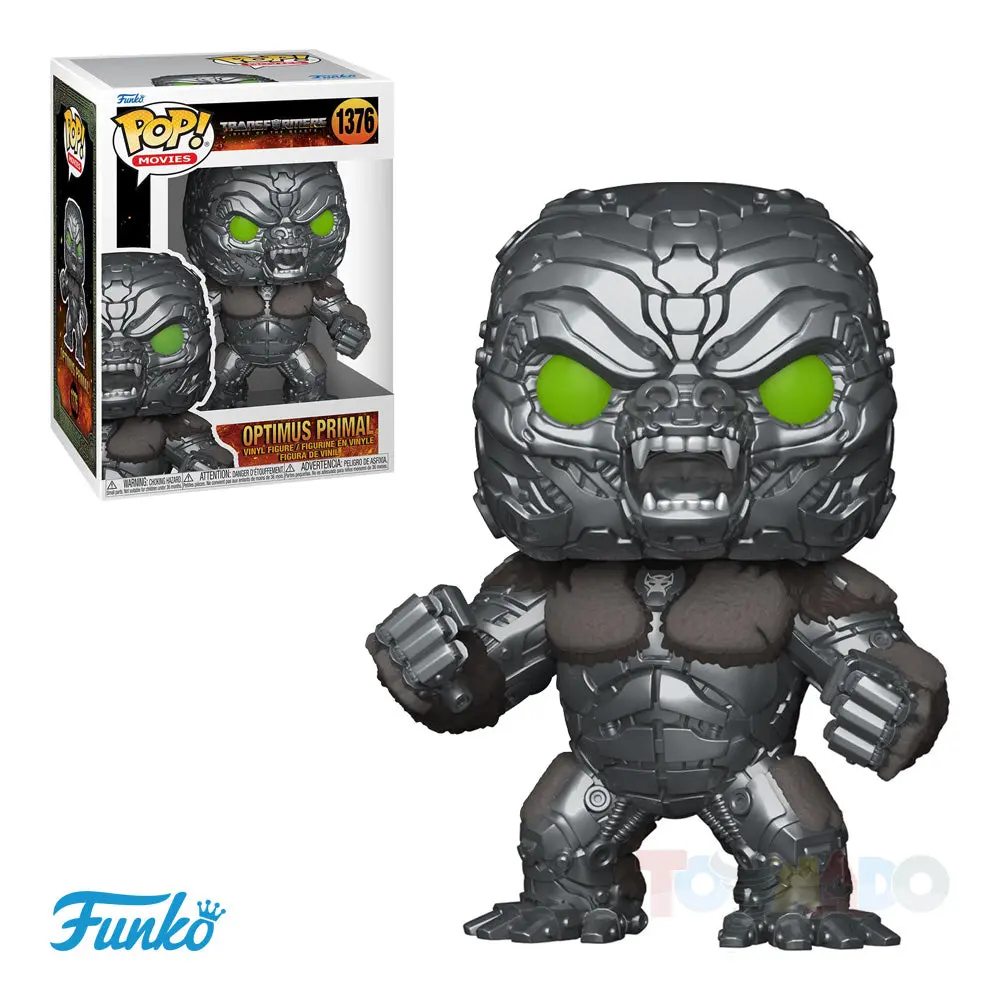 Funko Pop! Movies #1376 - Transformers: Rise Of The Beasts - Optimus Primal Vinyl Figure (63957) 1