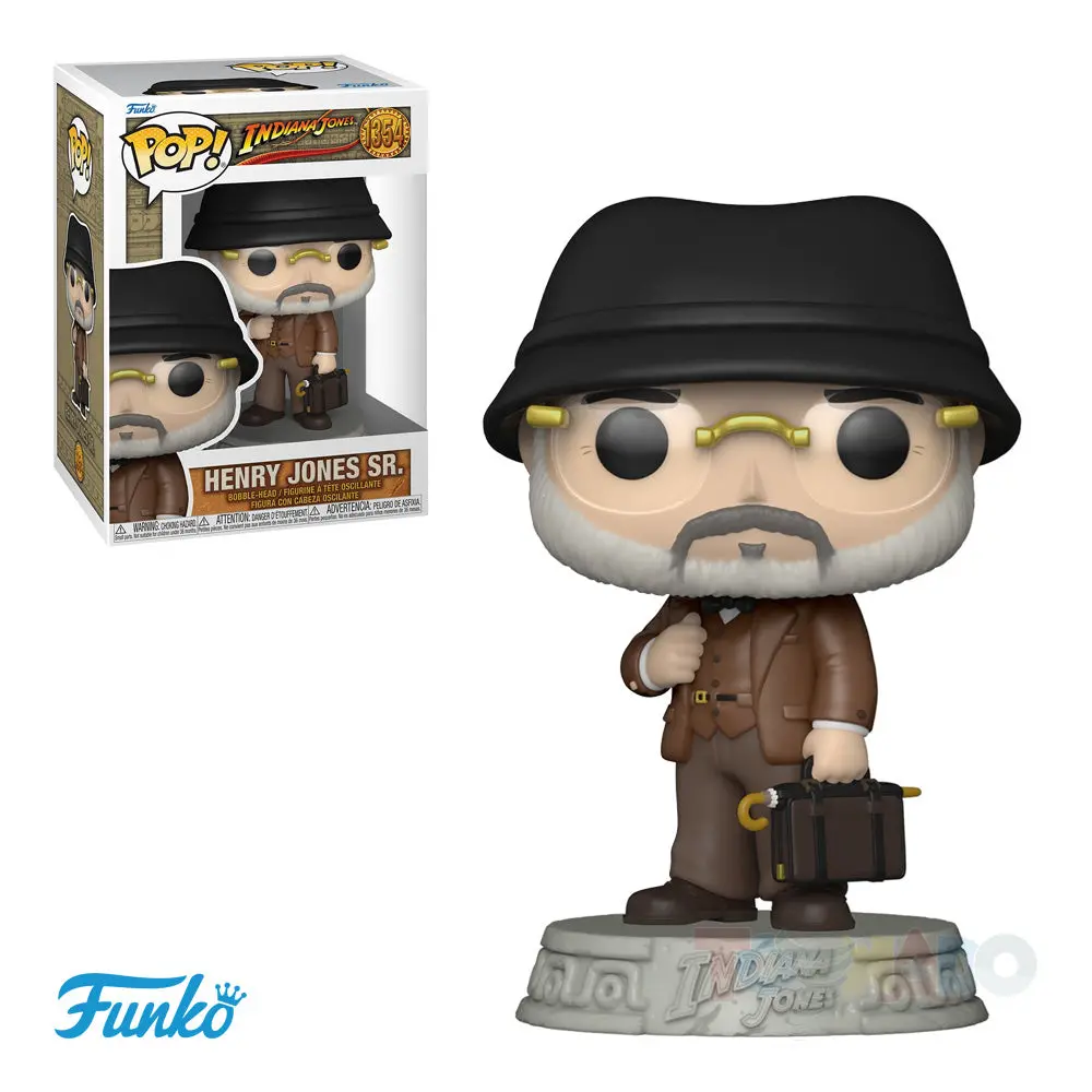 Funko Pop! Movies #1354 - Indiana Jones And The Last Crusade - Henry Jones Sr. Vinyl Figure (63987) 1