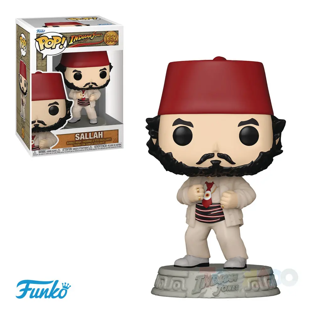 Funko Pop! Movies #1352 - Indiana Jones And The Last Crusade - Sallah Vinyl Figure (63988) 1